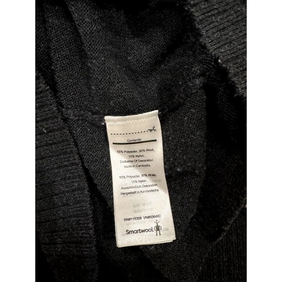 SmartWool Mens Sparwood Half Zip Sweater Size XL Gray Wool Academia Grandpa - Picture 5 of 7